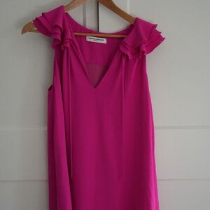 Gorgeous fuchsia Amanda Uprichard mini dress size small